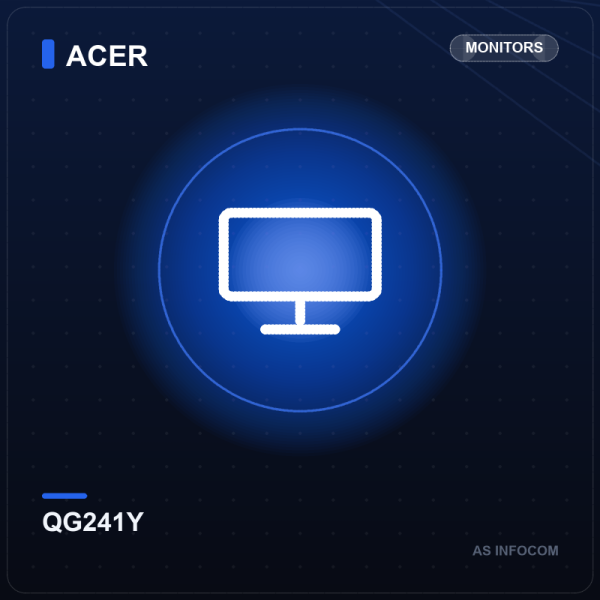 Acer Nitro QG241Y 23.8-inch Full HD VA Gaming Monitor (180Hz, 1ms)