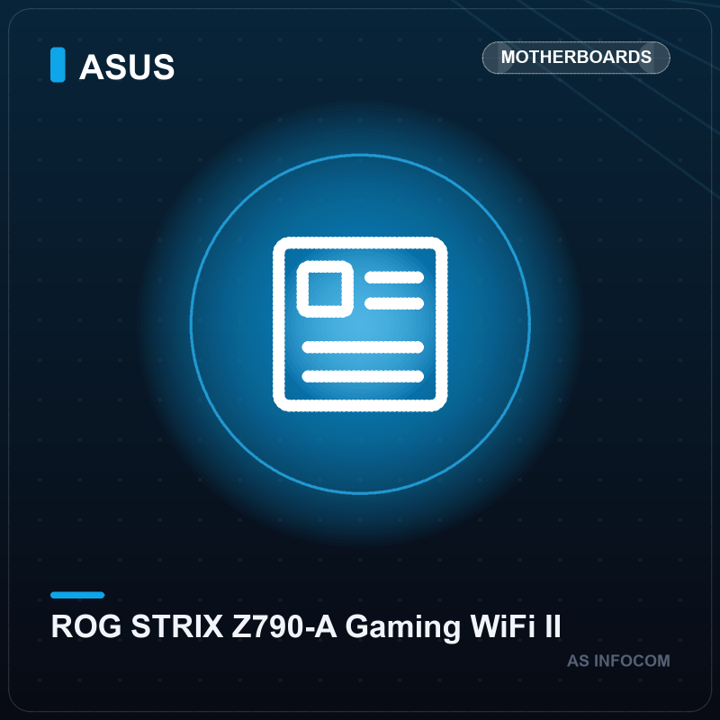 ASUS ROG STRIX Z790-A Gaming WiFi II Motherboard (Intel LGA1700, ATX, DDR5)