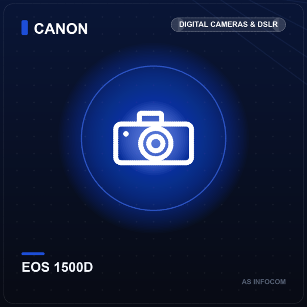 Canon EOS 1500D DSLR Camera with EF-S 18-55mm IS II Lens (24.1MP)