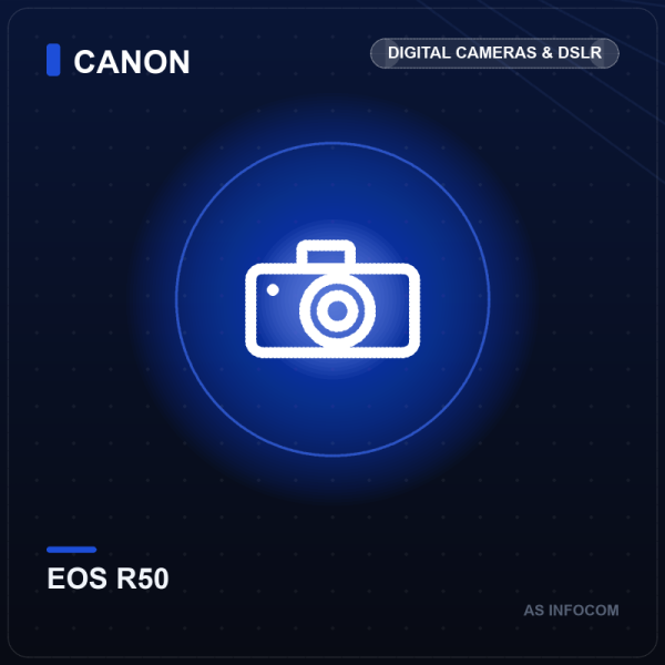 Canon EOS R50 Mirrorless Camera with RF-S 18-45mm Lens (24.2MP, 4K)