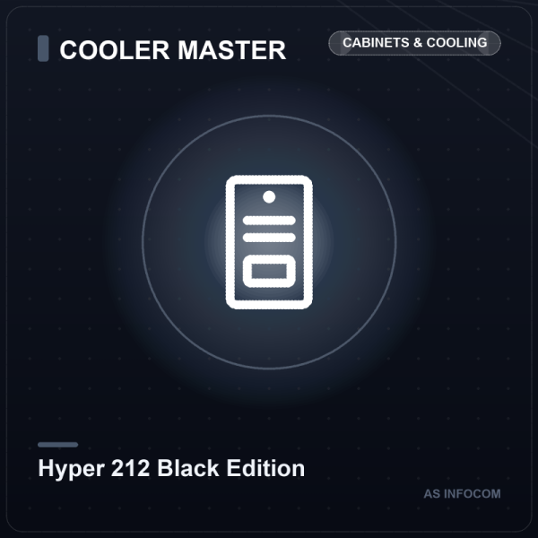 Cooler Master Hyper 212 Black Edition CPU Air Cooler