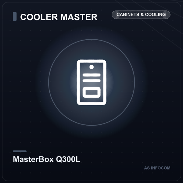 Cooler Master MasterBox Q300L Micro-ATX Cabinet (Black)