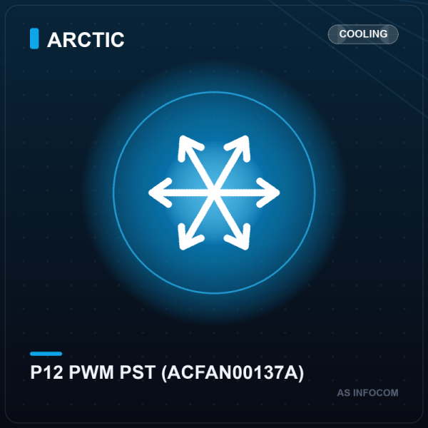 Arctic P12 PWM PST Value Pack (5x 120mm Case Fans)