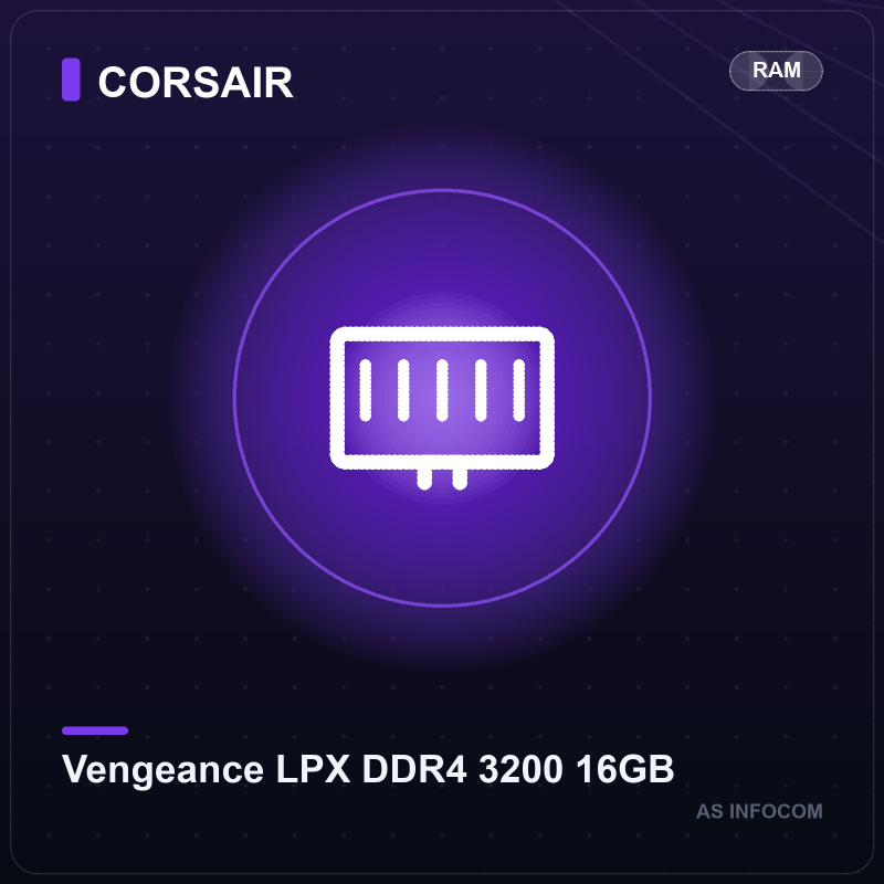 Corsair Vengeance LPX 16GB (2x8GB) DDR4 3200MHz Desktop Memory Kit