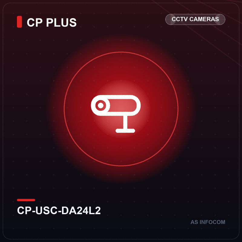 CP Plus CP-USC-DA24L2 2.4MP HD Indoor Dome Camera (1080p, Cosmic)