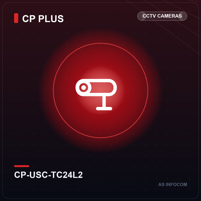 CP Plus CP-USC-TC24L2 2.4MP HD Outdoor Bullet Camera (1080p, IP66)