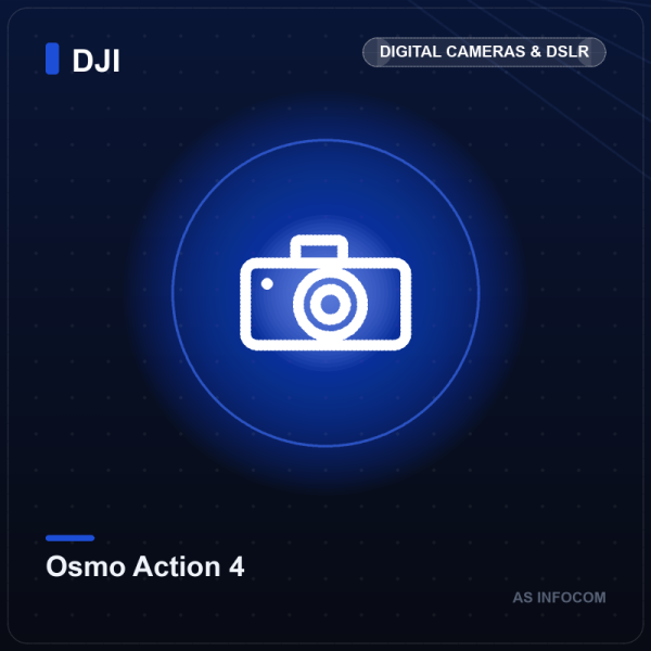 DJI Osmo Action 4 Action Camera (4K120, 1/1.3-inch Sensor)