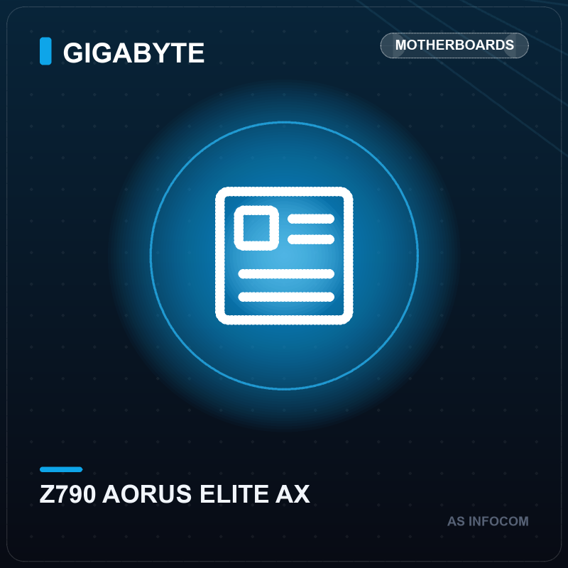 Gigabyte Z790 AORUS ELITE AX Motherboard (Intel LGA1700, ATX, DDR5)
