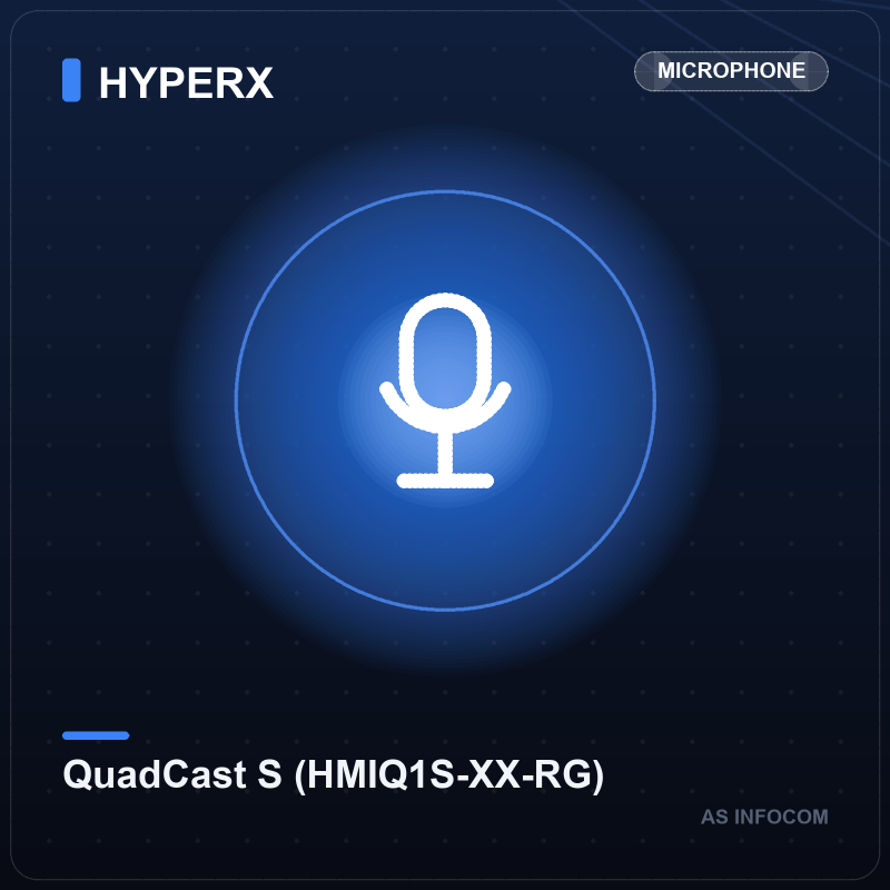 HyperX QuadCast S RGB USB Condenser Microphone