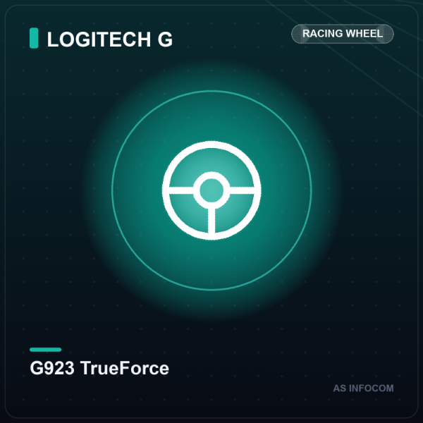 Logitech G923 TrueForce Racing Wheel & Pedals