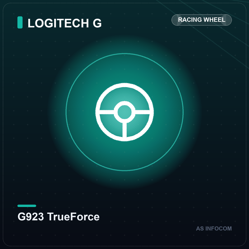 Logitech G923 TrueForce Racing Wheel & Pedals