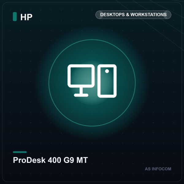 HP ProDesk 400 G9 Micro Tower (Intel Core i5-12500, 8GB DDR4, 512GB SSD)