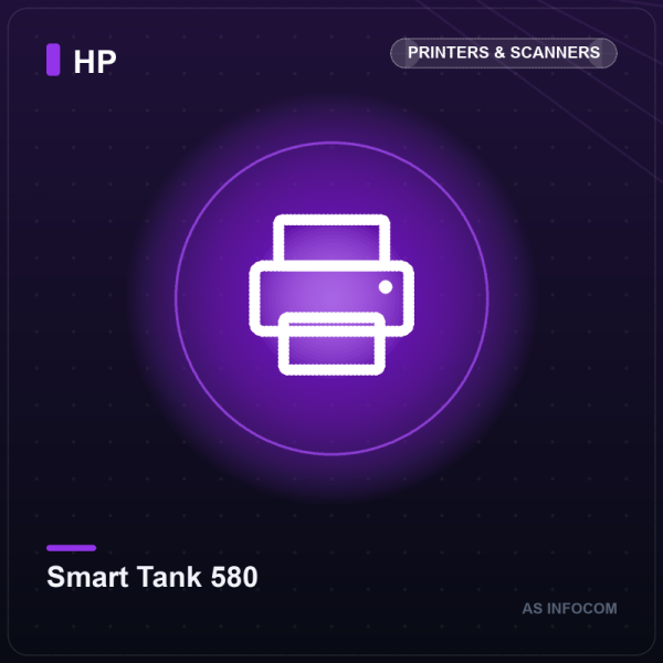 HP Smart Tank 580 All-in-One Wireless Ink Tank Colour Printer (Print, Scan, Copy)