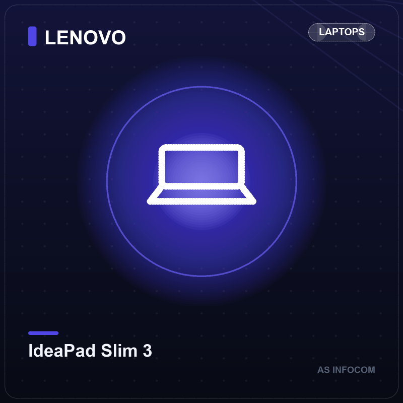 Lenovo IdeaPad Slim 3 Laptop (AMD Ryzen 5 7530U, 16GB RAM, 512GB SSD, 15.6" FHD)
