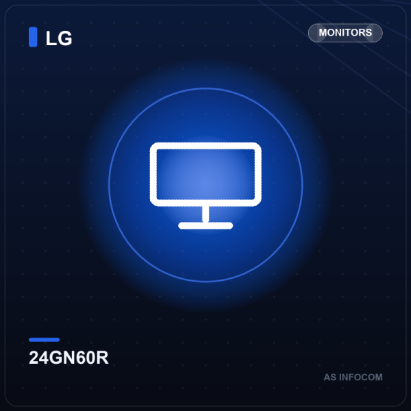 LG UltraGear 24GN60R 23.8-inch Full HD IPS Gaming Monitor (144Hz, 1ms)