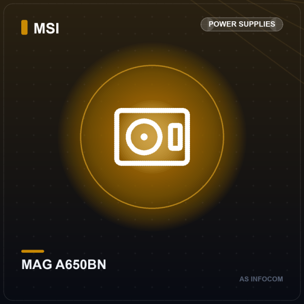 MSI MAG A650BN 650W 80+ Bronze Non-Modular Power Supply