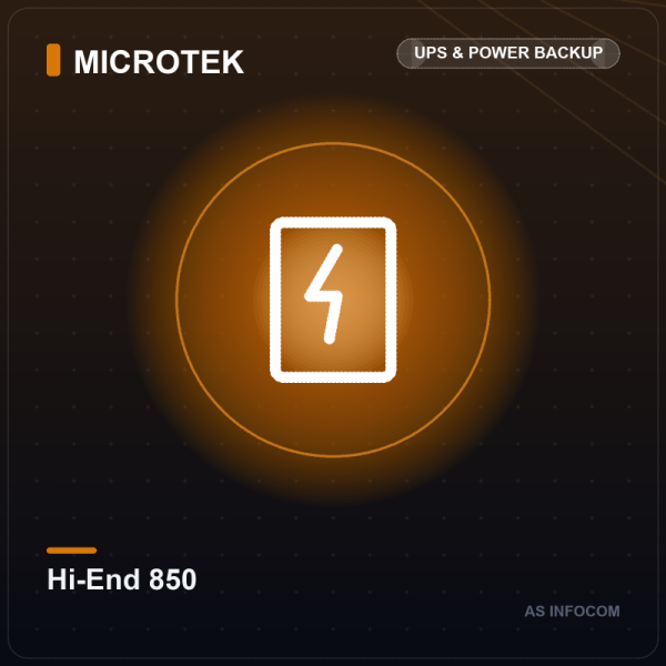 Microtek Hi-End 850VA Line-Interactive UPS for Desktop PC