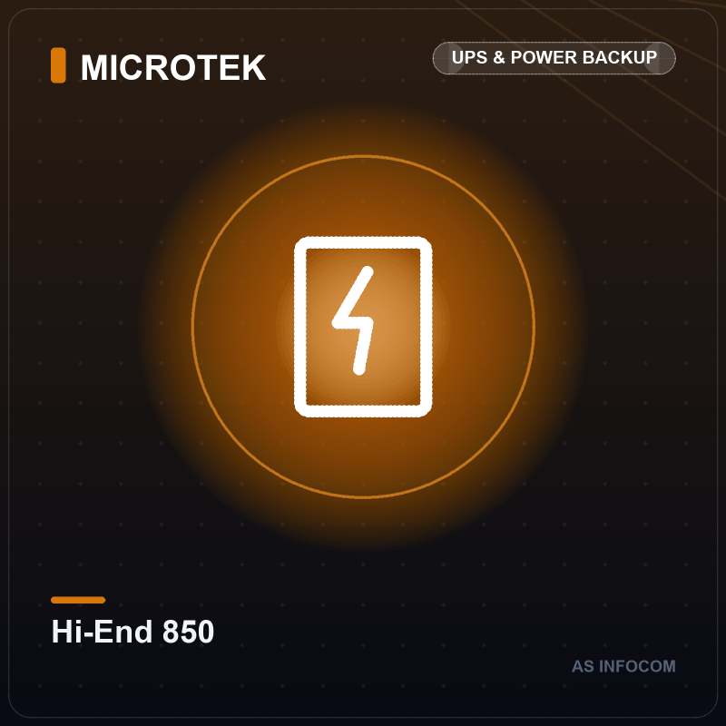 Microtek Hi-End 850VA Line-Interactive UPS for Desktop PC