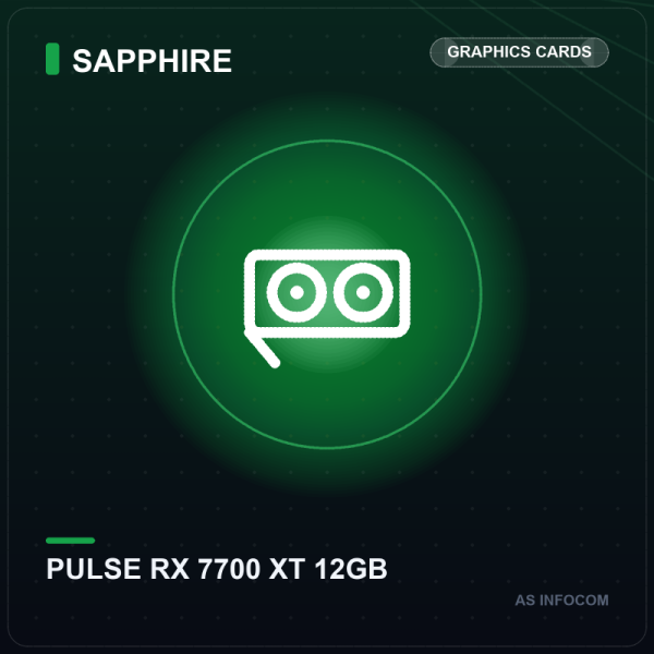 Sapphire PULSE Radeon RX 7700 XT 12GB GDDR6 Graphics Card