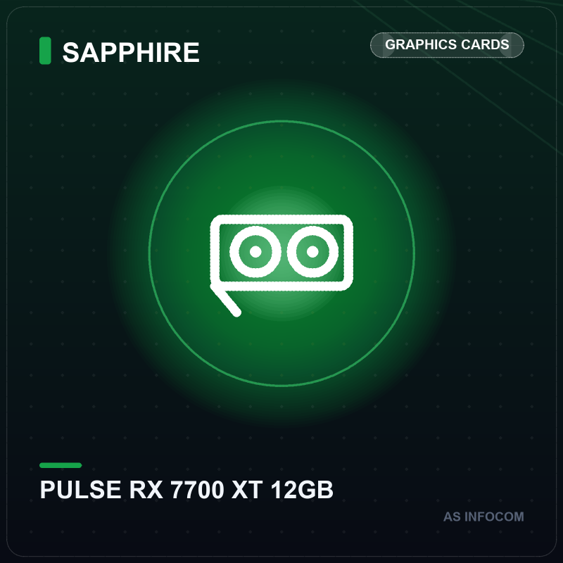 Sapphire PULSE Radeon RX 7700 XT 12GB GDDR6 Graphics Card