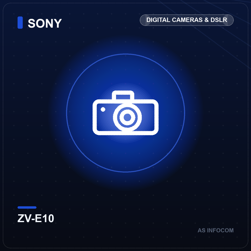 Sony ZV-E10 Vlogging Mirrorless Camera with 16-50mm Lens (24.2MP, 4K)