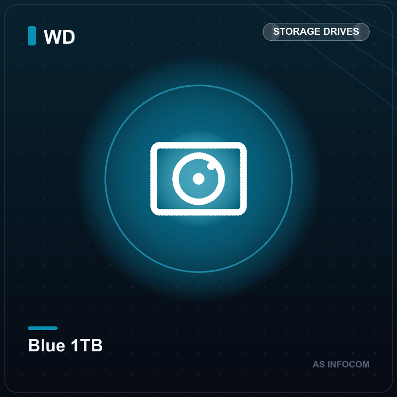 WD Blue 1TB 3.5-inch 7200 RPM SATA Desktop HDD (WD10EZEX)