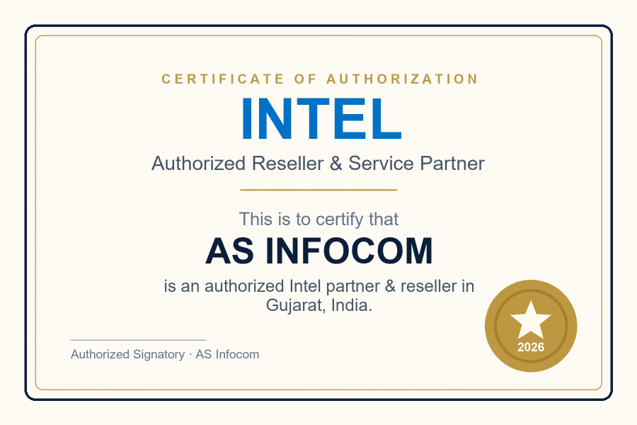 Intel authorization certificate